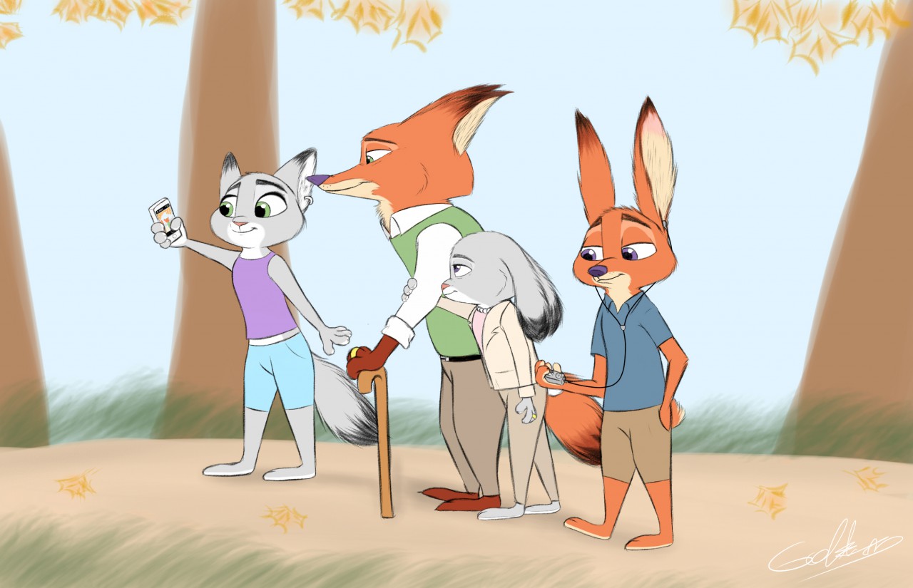 A Family Finally Sits Down To Watch Zootopia Together