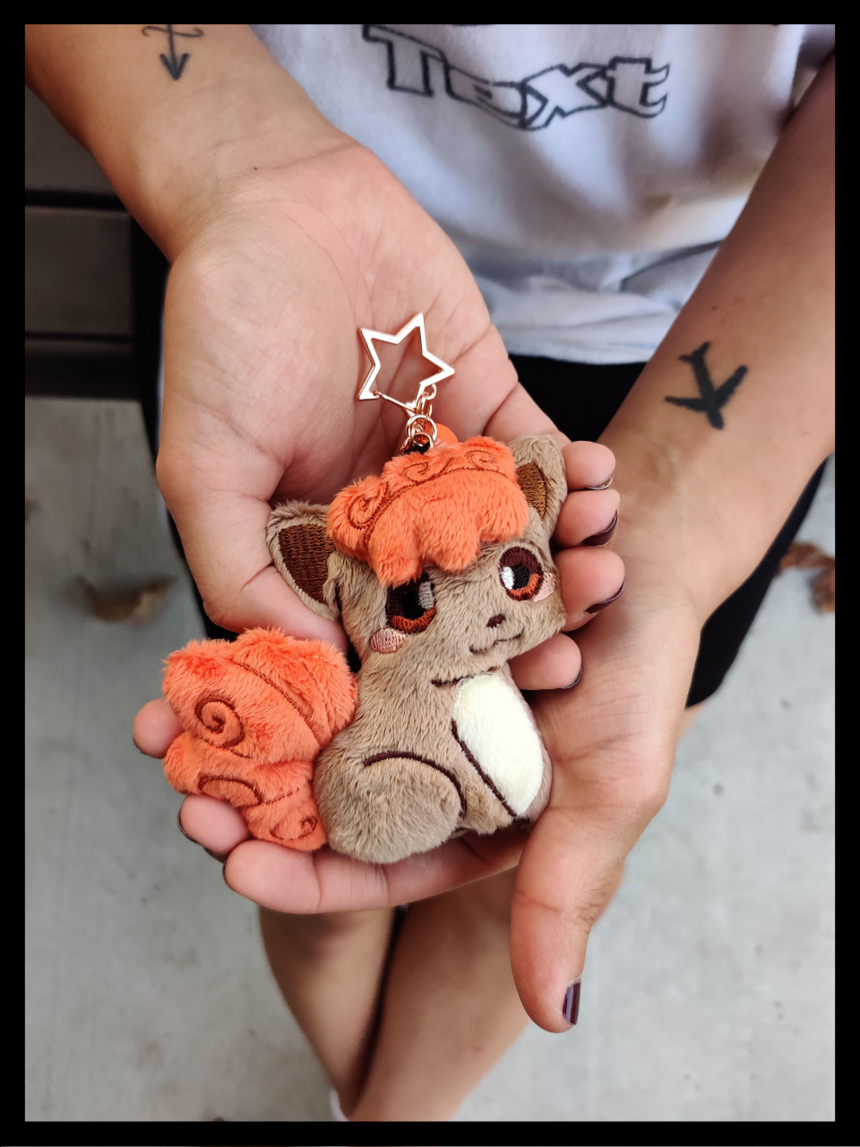 Custom sales plush keychain