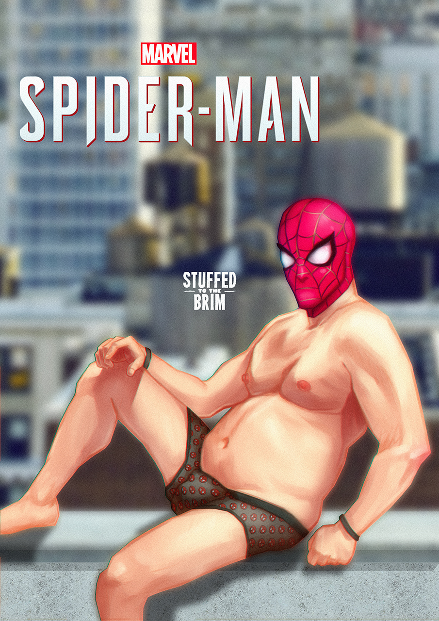 Thicc Spidey by StuffedToTheBrim -- Fur Affinity [dot] net