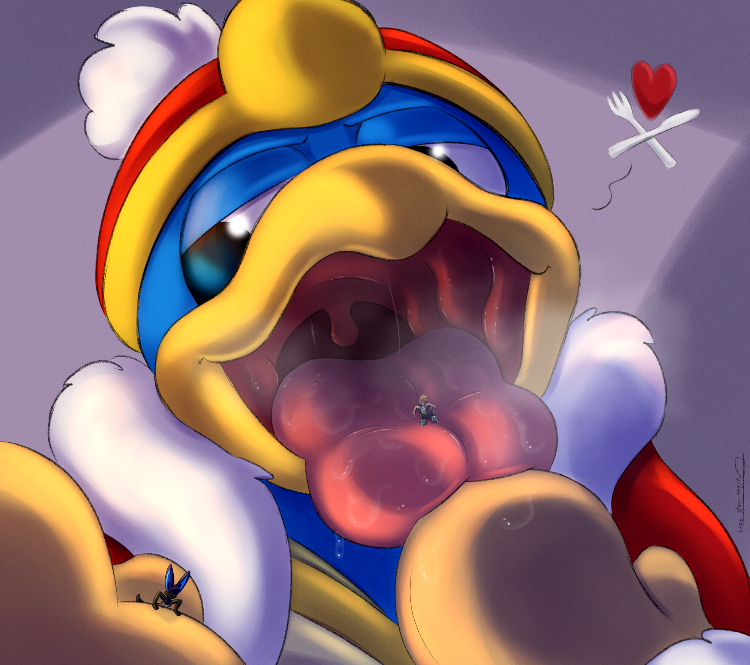 The King's Morsels [Macro Dedede Vore] by SuddenDraft -- Fur Affinity [dot]  net