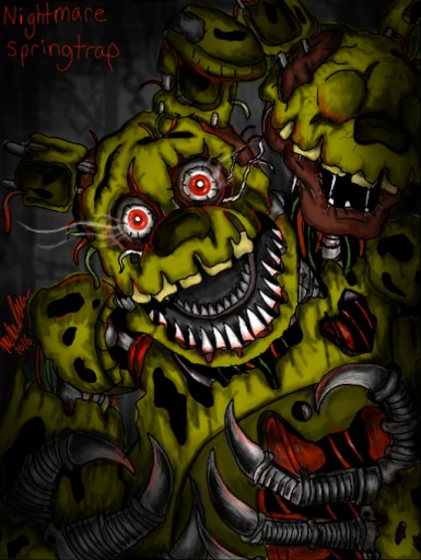 Nightmare Springtrap (fanart)