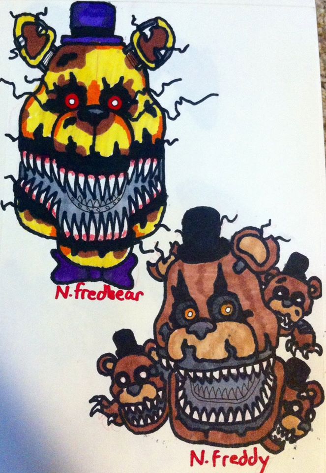 nightmare Fredbear - Desenho de fredbear_friends - Gartic