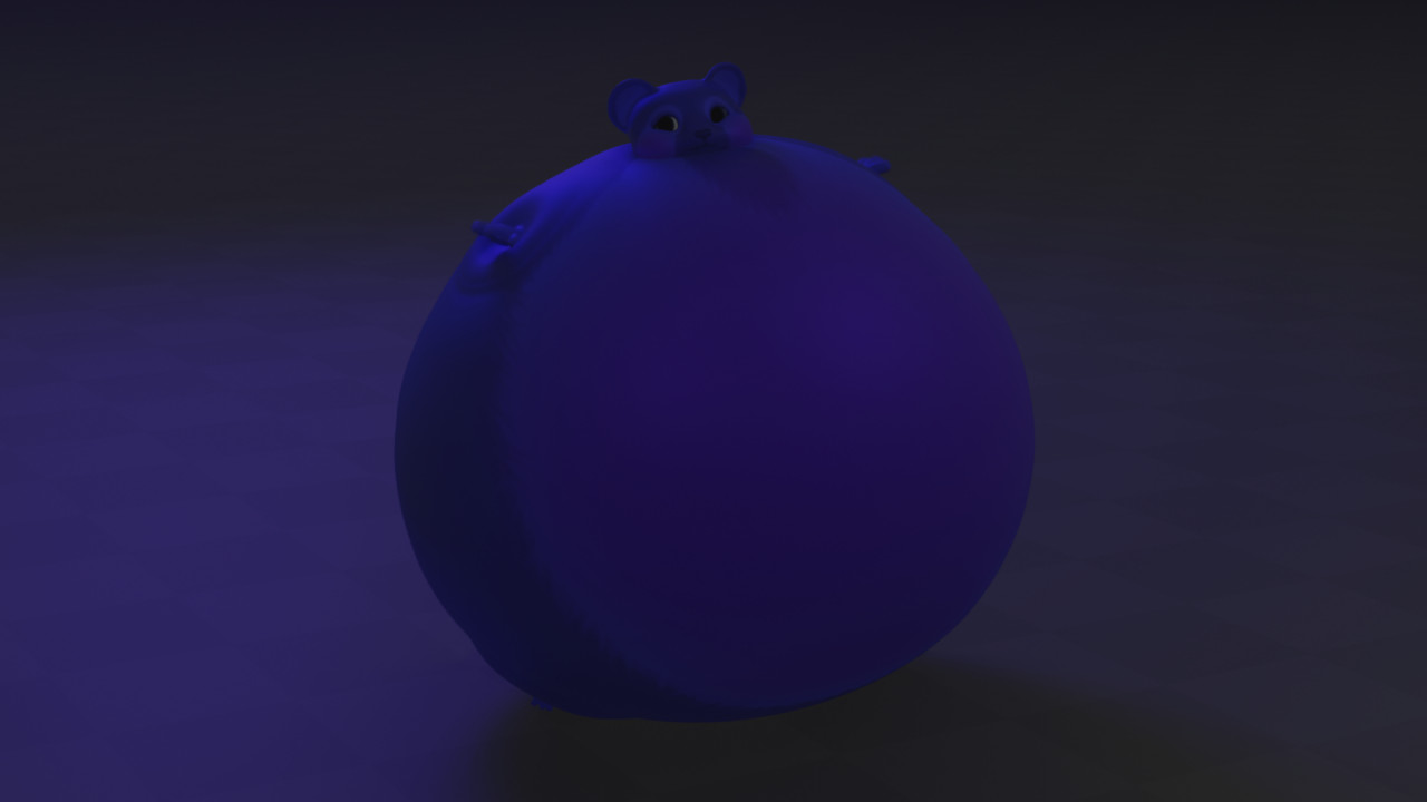 inflation animation blueberry