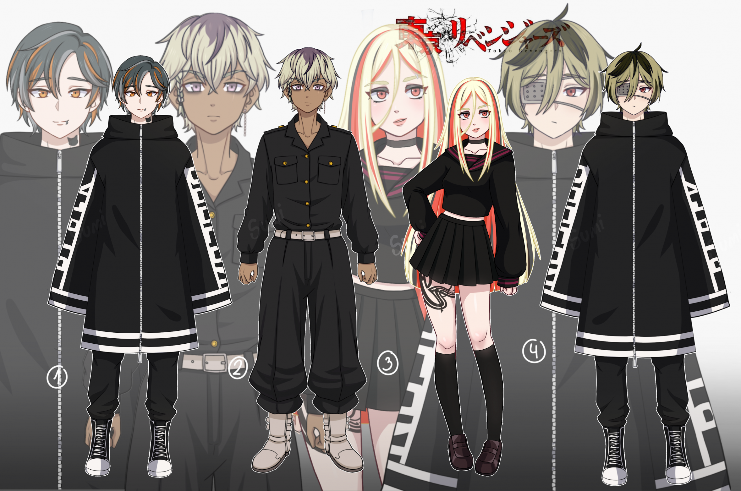 Tokyo Revengers Adoptables - OPEN by Sumi-adopts -- Fur Affinity [dot] net