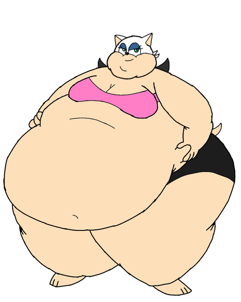 Fat Rouge The Bat swimsuit by SumoScoobyDoofan2006 -- Fur Affinity [dot] net