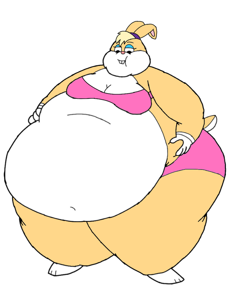 Fat Lola Bunny swimsuit by SumoScoobyDoofan2006 -- Fur Affinity [dot] net