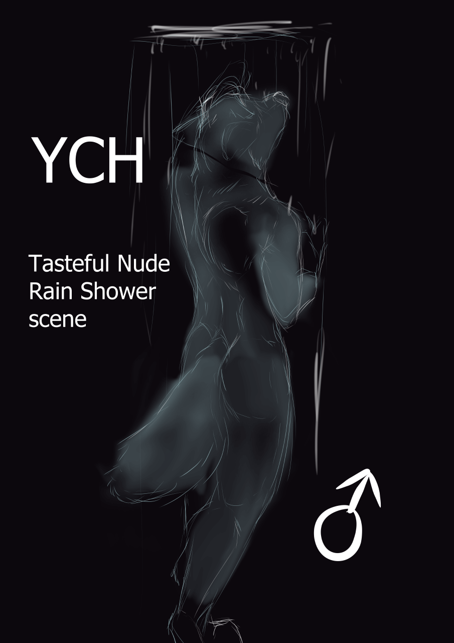 YCH] Tasteful Nude Shower Scene by Sunitai -- Fur Affinity [dot] net