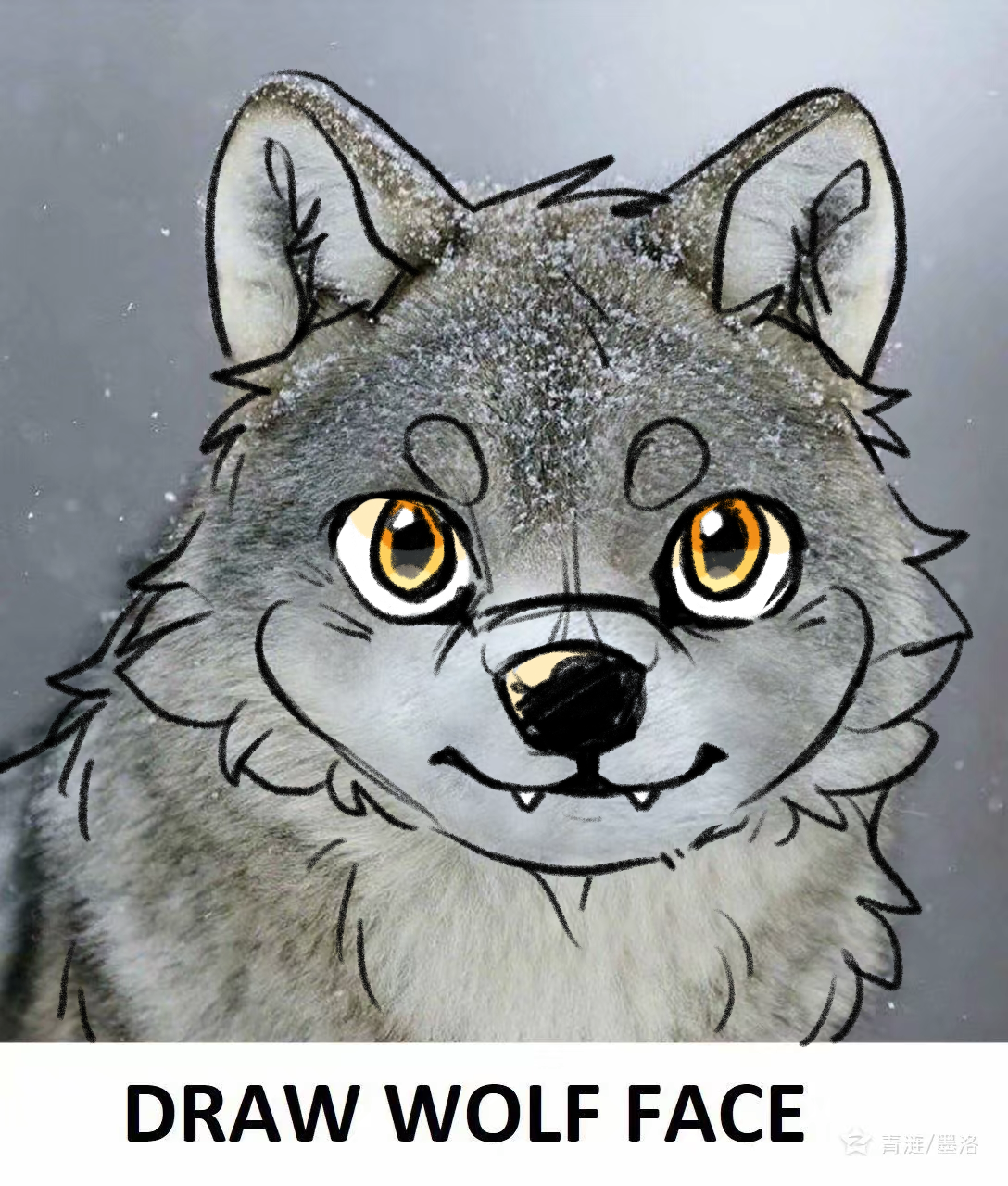 draw wolf face 2 (gif) by fristy -- Fur Affinity [dot] net