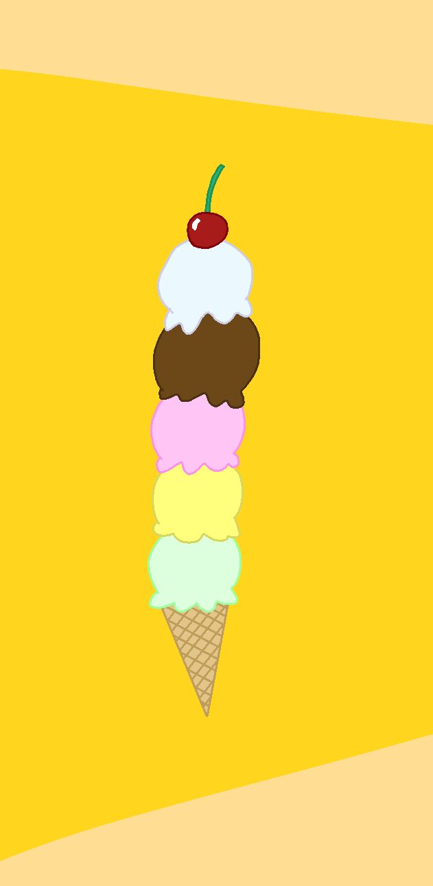 Big animated icecream 2025 cone