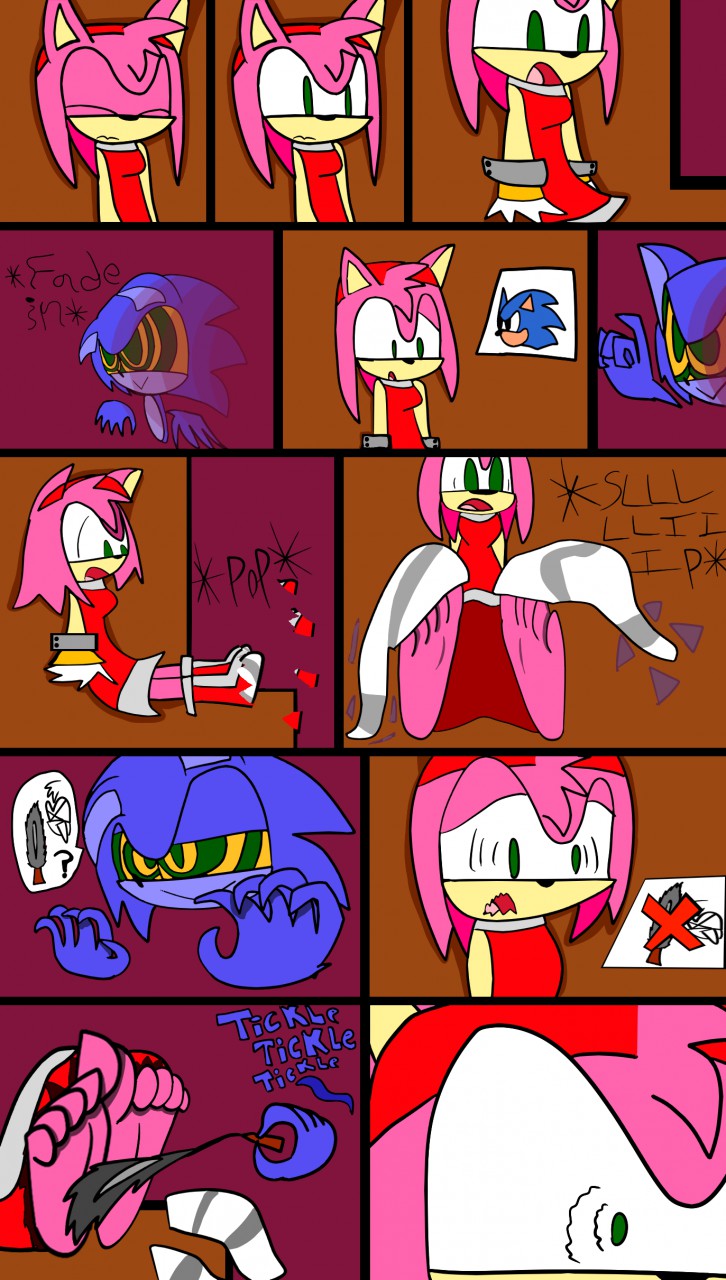 Amy rose tickled