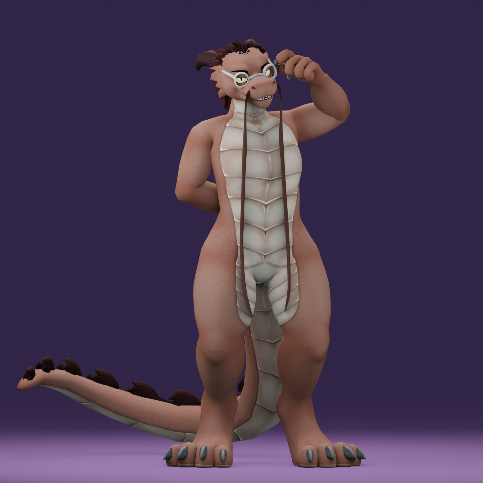 Dr. Mekken P. Scrill - NOW IN 3D! (nude alt) by superorca -- Fur Affinity  [dot] net