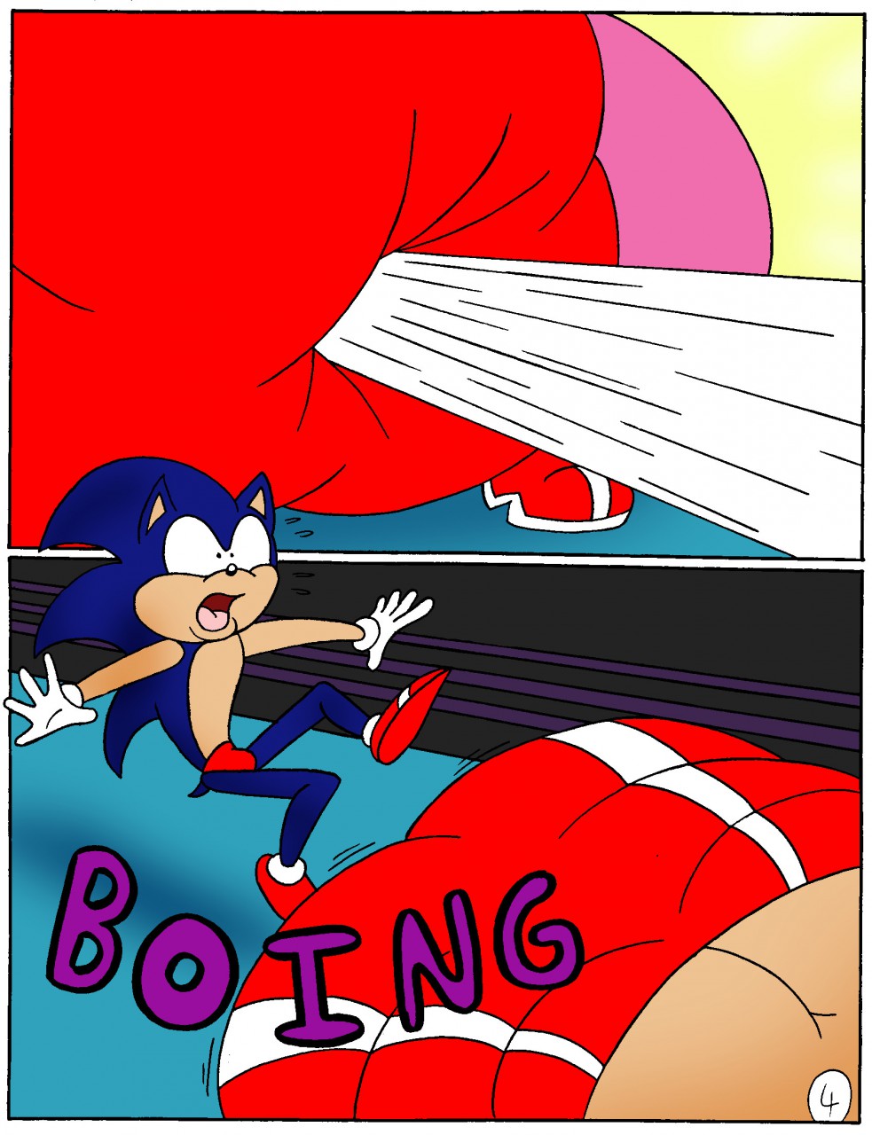 Mobius Wrestling: Sonic VS Amy page 4 by robot001 by Supersky564 -- Fur  Affinity [dot] net