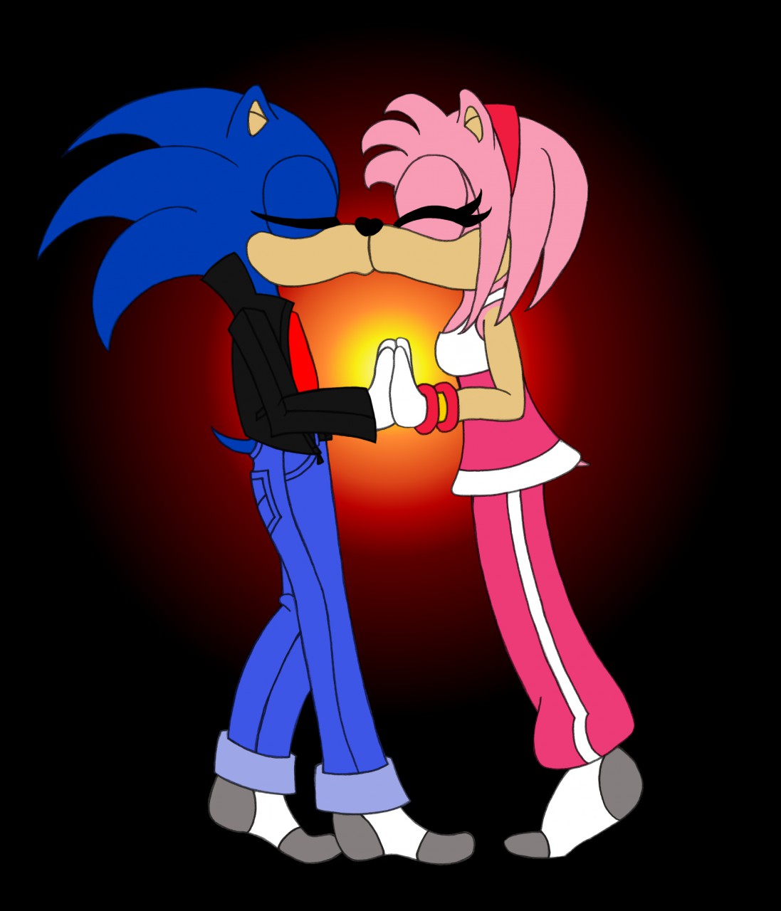 Sonamy Your Bracelet, hahaha look at sonic, XxSonamyxX