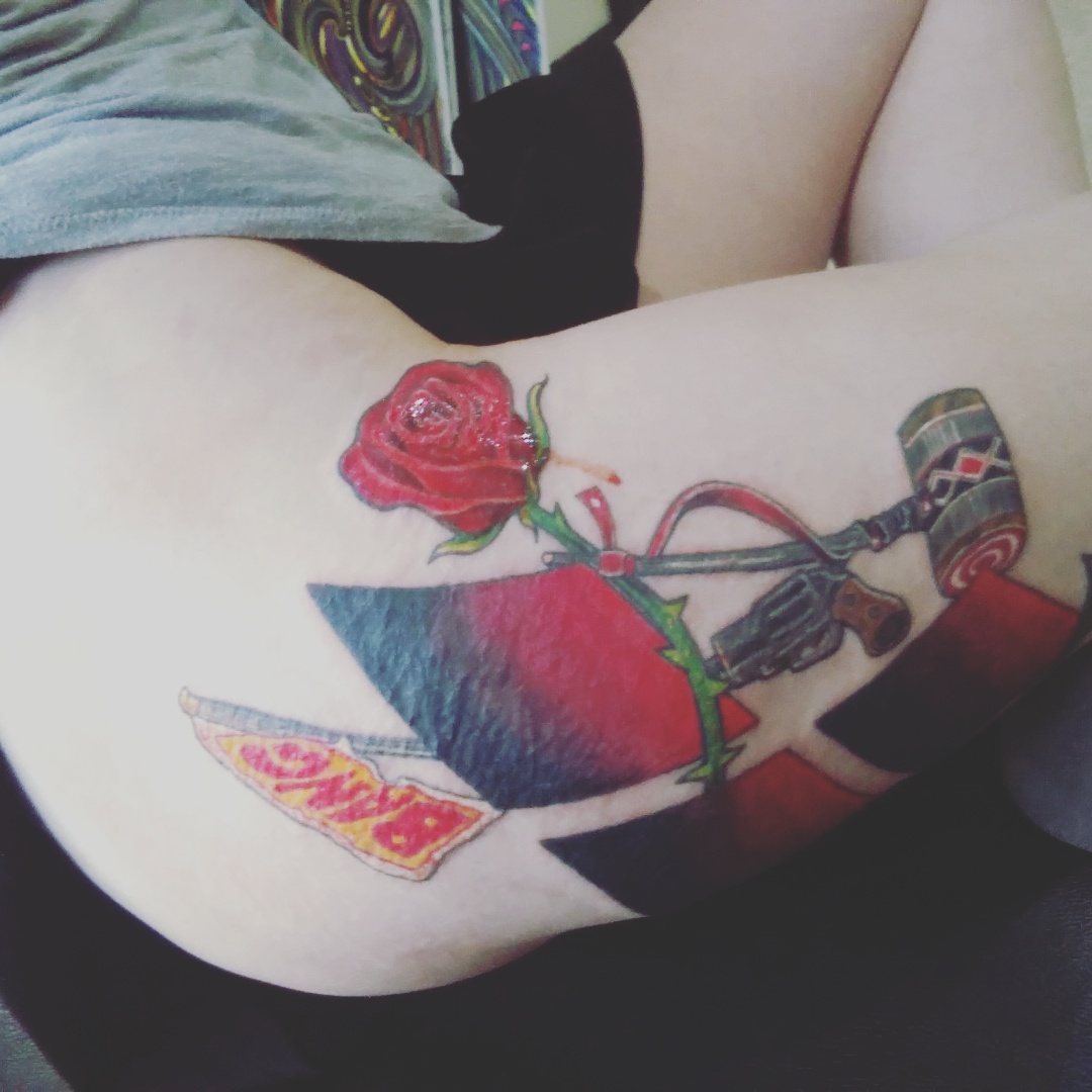 Tattoo*~ Harley Quinn by SupremeMemeQueen -- Fur Affinity [dot] net