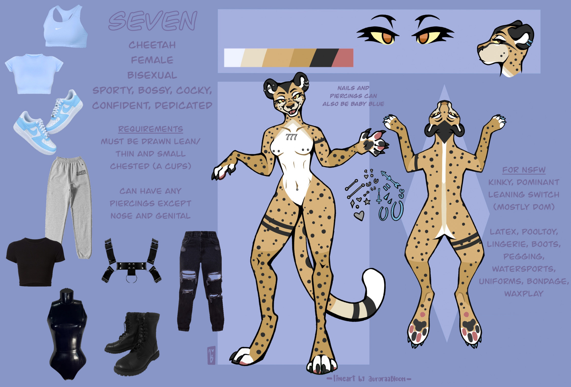 Seven ref sheet 2023 by SVNHVN -- Fur Affinity [dot] net