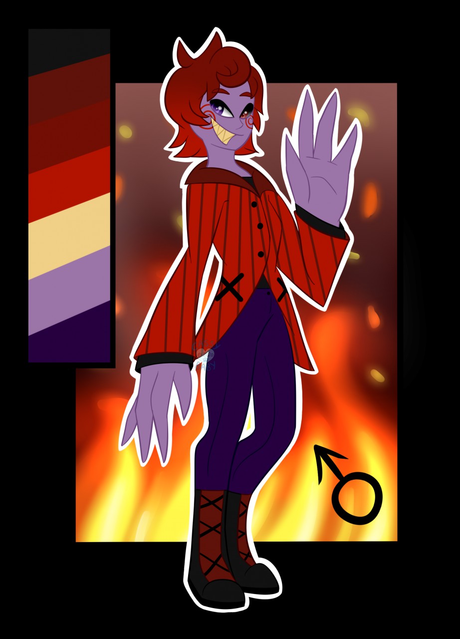 Hazbin Hotel OC by SwedeBrony -- Fur Affinity [dot] net