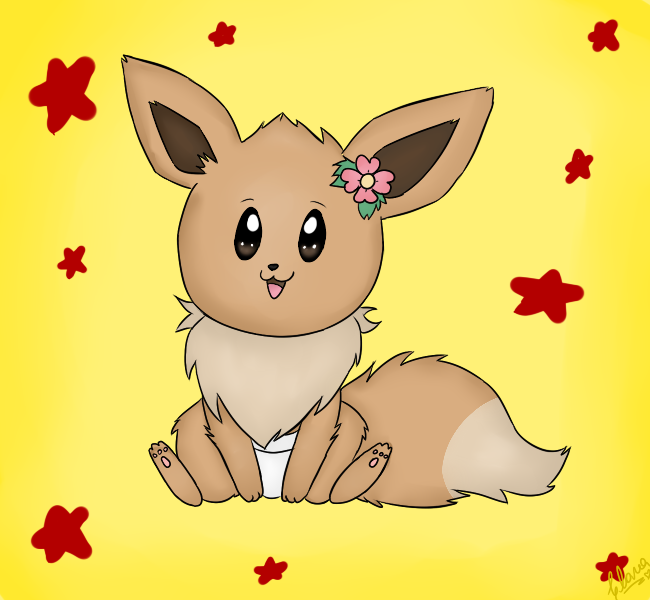 Cute Pokemon Limited Cafe Charm Anime Eevee | eBay