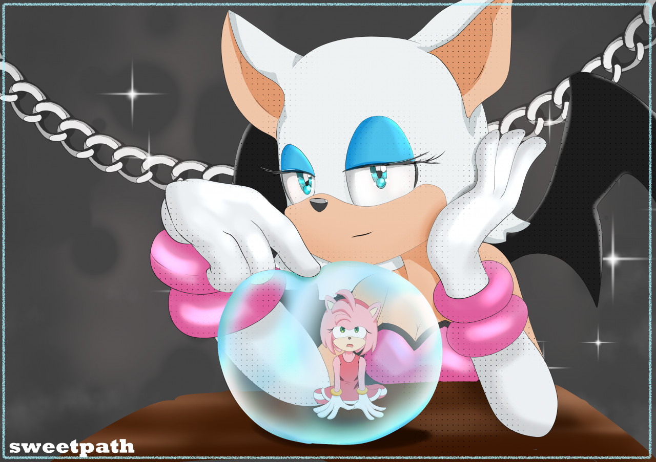 ROUGE - Amy Rose - GOTCHA! by Sweetpath -- Fur Affinity [dot] net