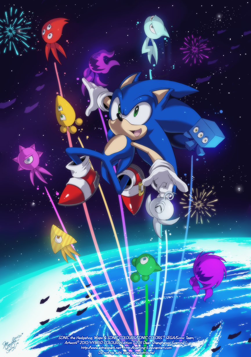 Download exclusive 'Sonic Colours' wallpaper