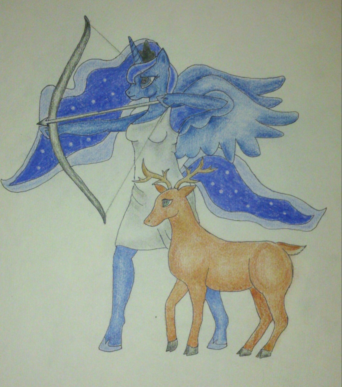 Anthro Luna as Goddess of the Moon by Sybol -- Fur Affinity [dot] net