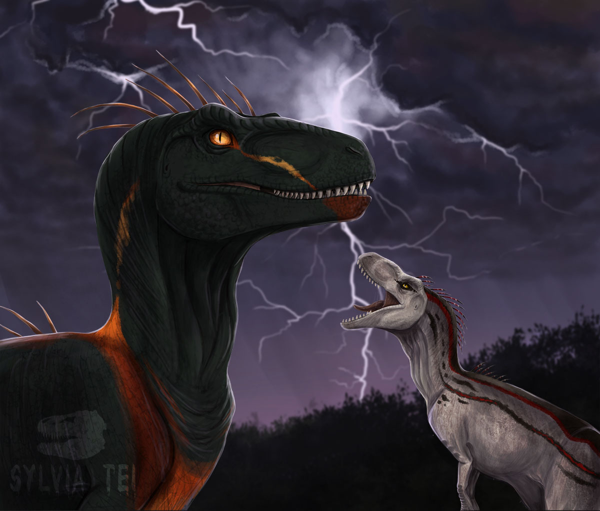 150312 Safe, Artist:willow-s-linda, Dinosaur, Raptor