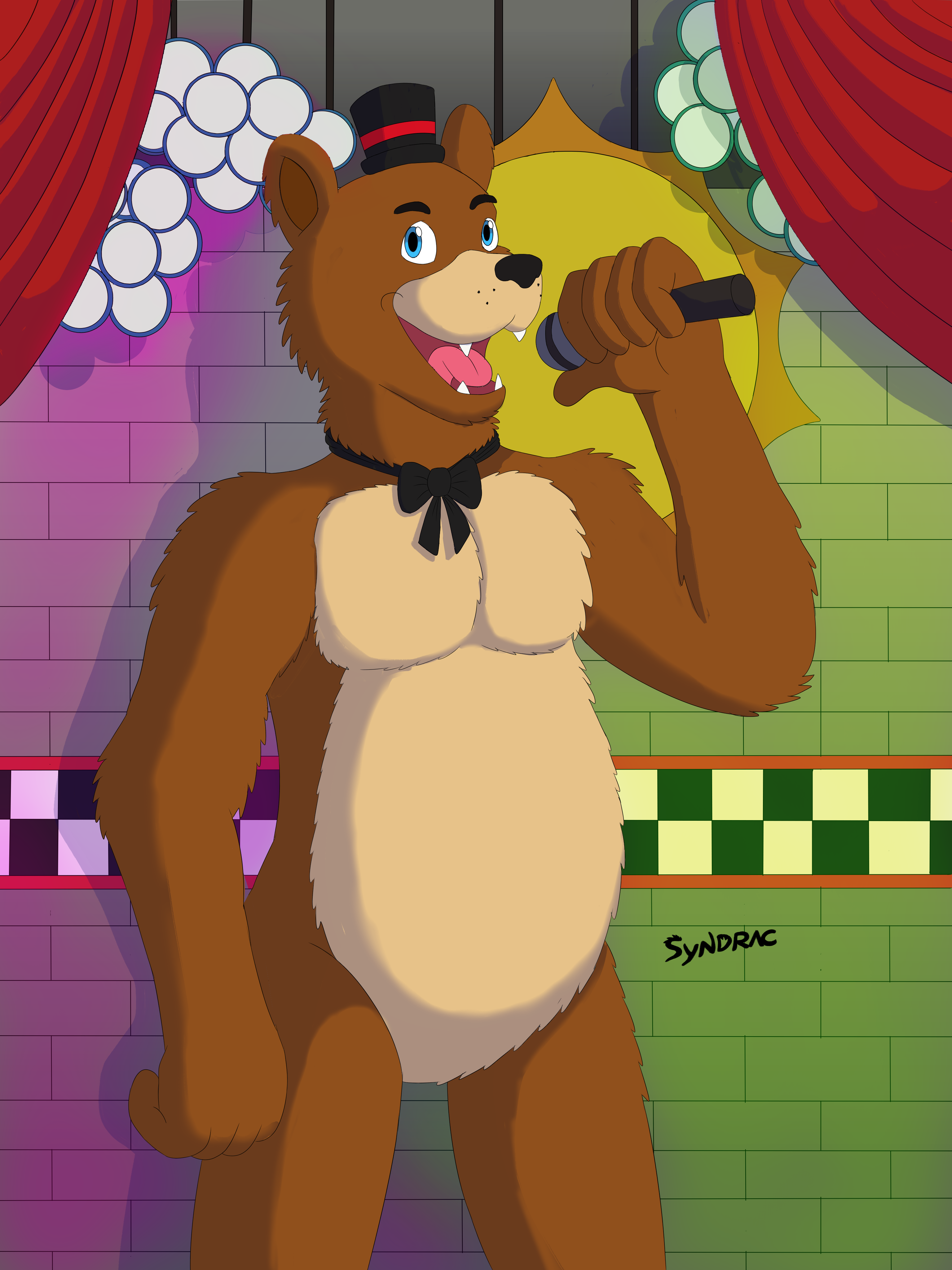 Freddy fazbear fanart by BlackDWhite -- Fur Affinity [dot] net