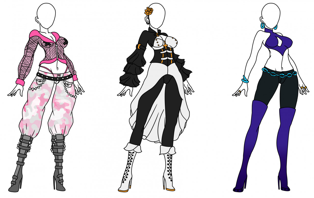 Outfit Adopts (OPEN) by Synnie -- Fur Affinity [dot] net