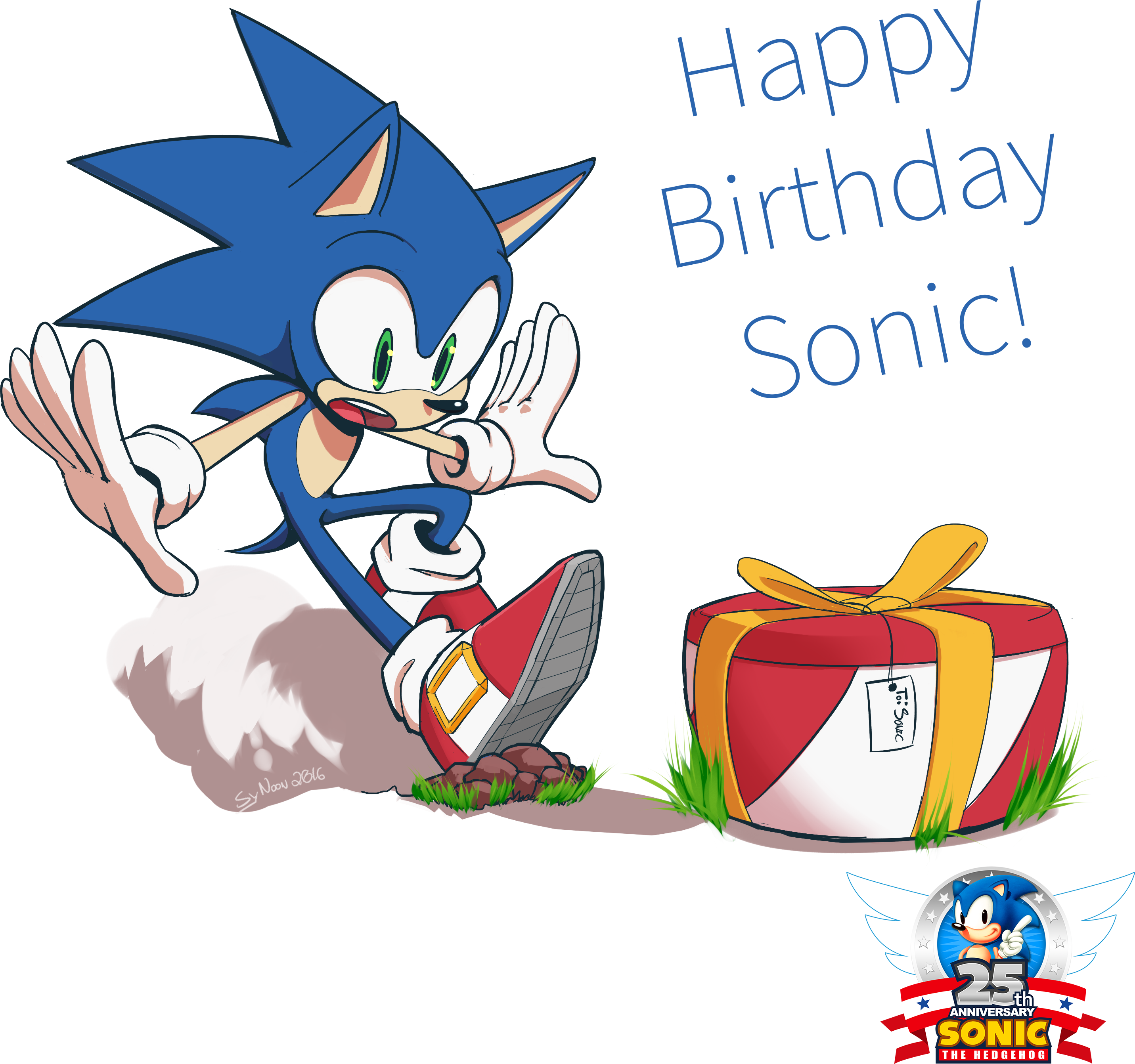 Descobrir 78+ imagem sonic happy birthday br.thptnganamst.edu.vn