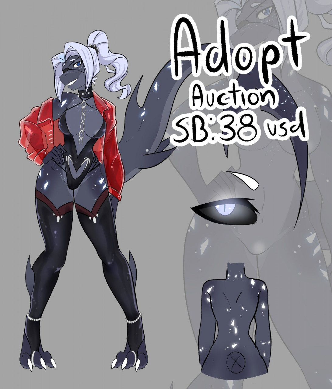 Sexy girl auction on twitter by T0NYSTARK -- Fur Affinity [dot] net