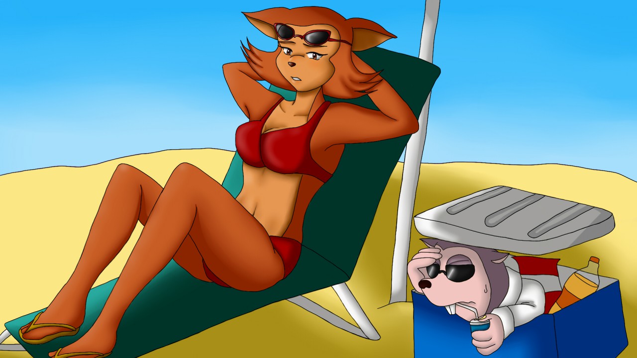 Beach time by Ta Chan Fur Affinity dot net