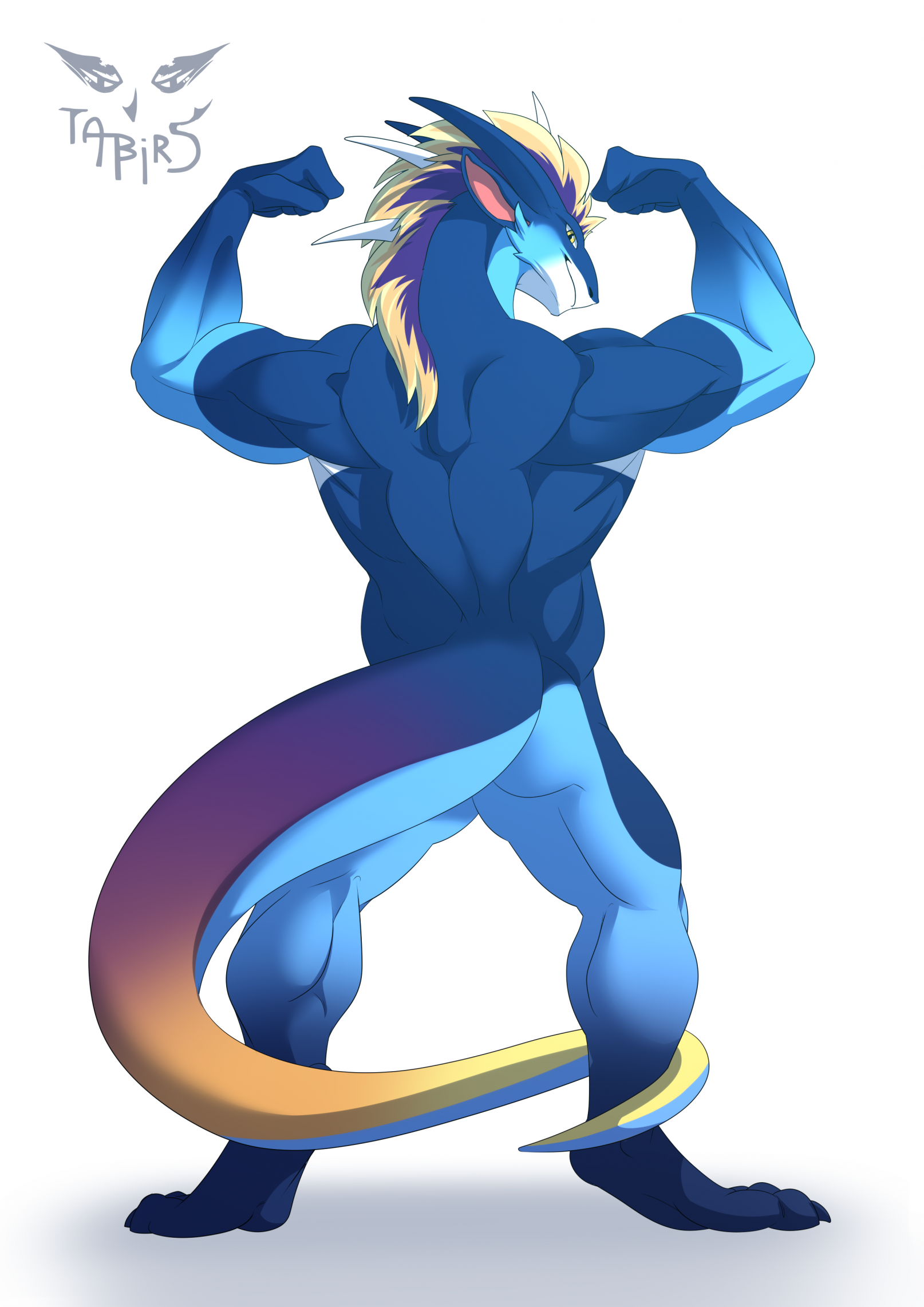 Blue Dragon by Tabirs -- Fur Affinity [dot] net