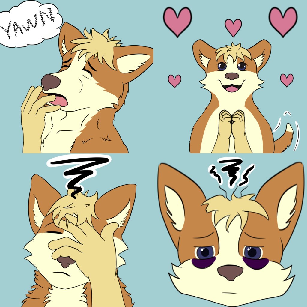 Telegram Stickers: Kirby by Taggz -- Fur Affinity [dot] net