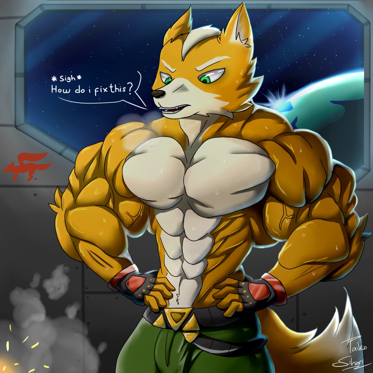 Furry Fox muscle