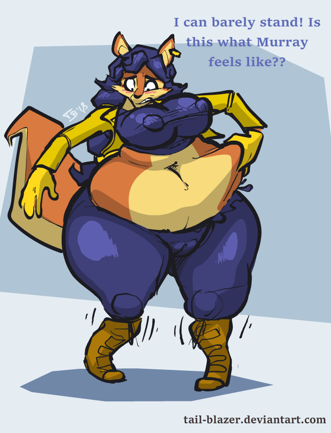 Tail blazer. Carmelita Fox Weight gain Comics. Carmelita Fox inflation. Carmelita Fox Weight gain. Carmelita Fox fat.