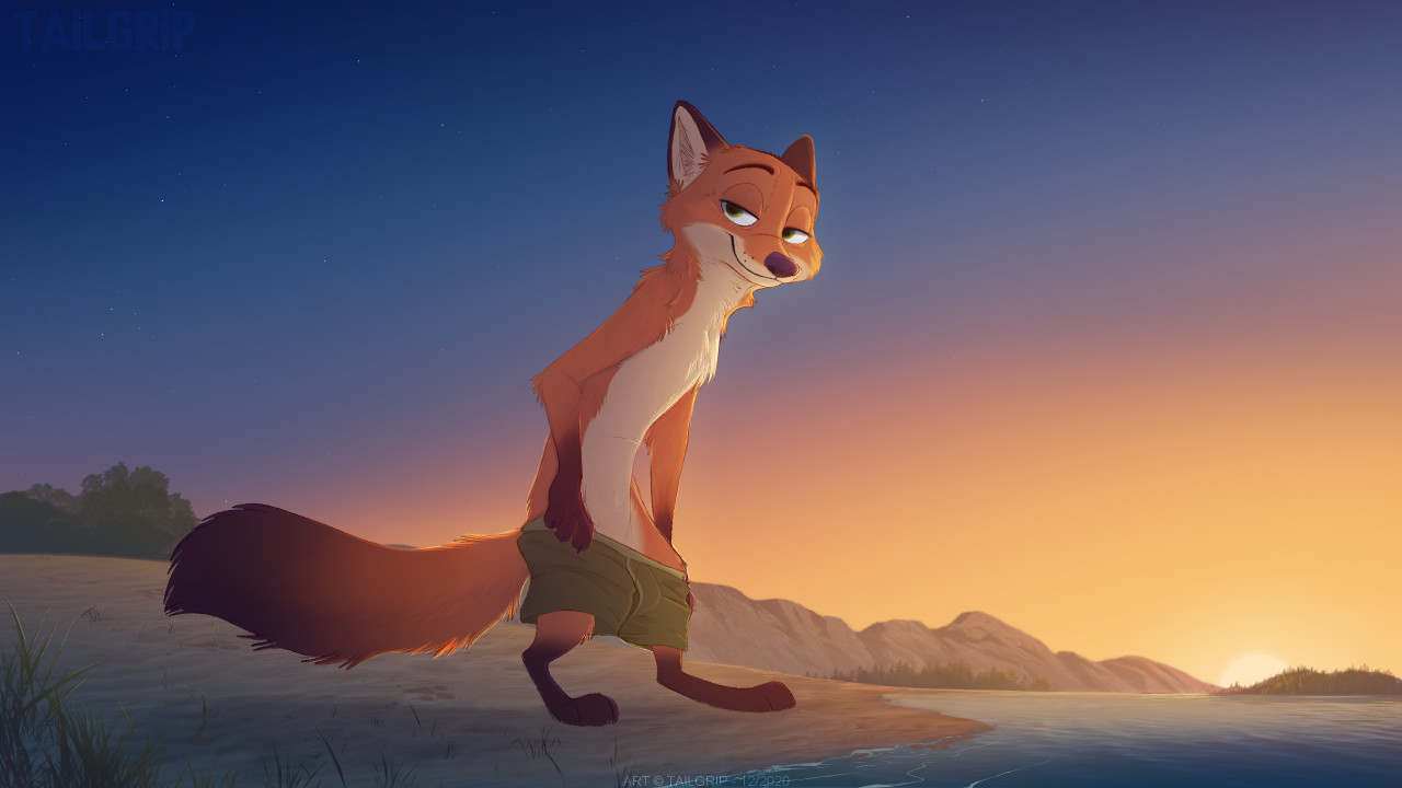 commission - Nick Wilde (SFW) by tailgrip -- Fur Affinity [dot] net