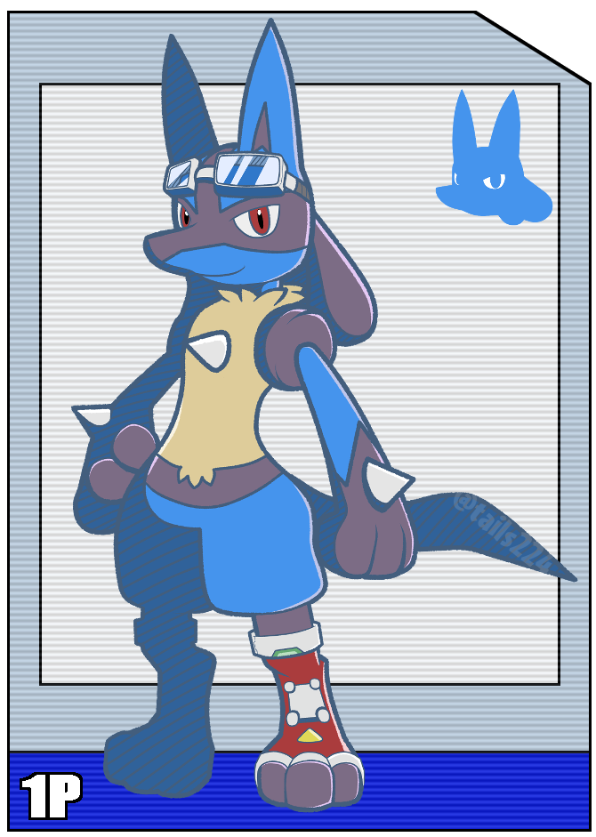 Lucario practice (Shiny) by caruilon -- Fur Affinity [dot] net