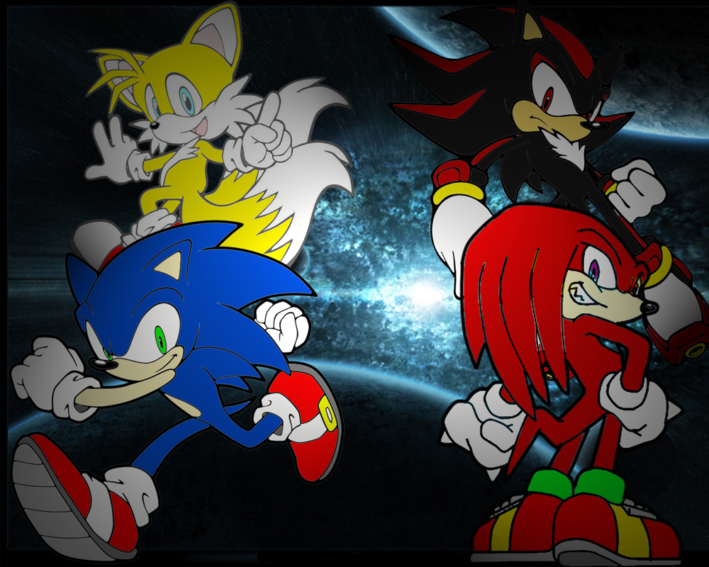 Sonic/Tails Knuckles And Shadow