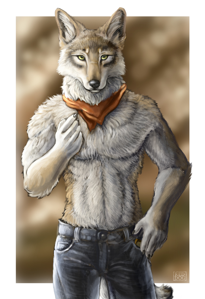 Coyote Painting by Tamen Fur Affinity dot net