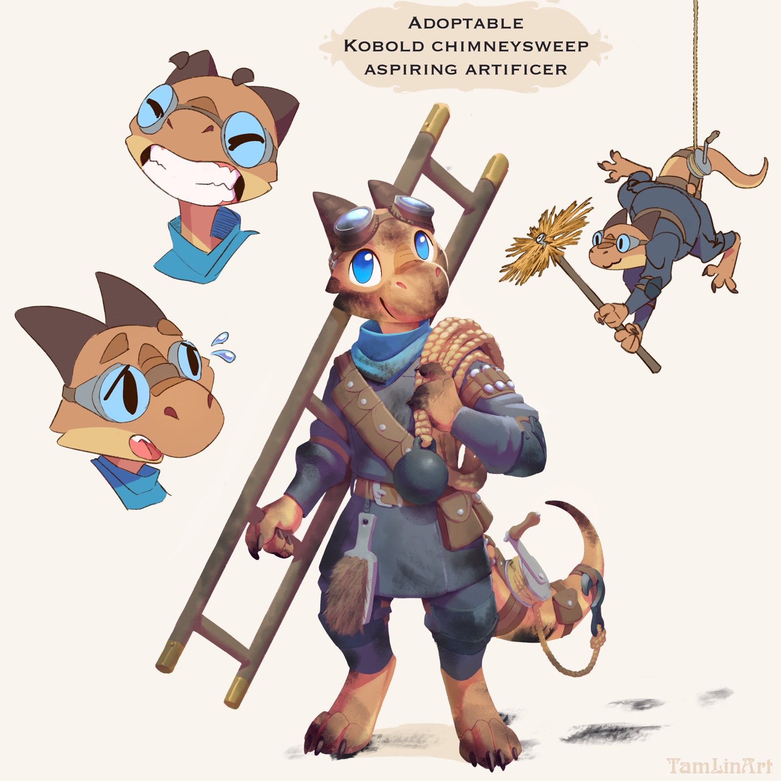 [Closed] Kobold Chimneysweep Adoptable