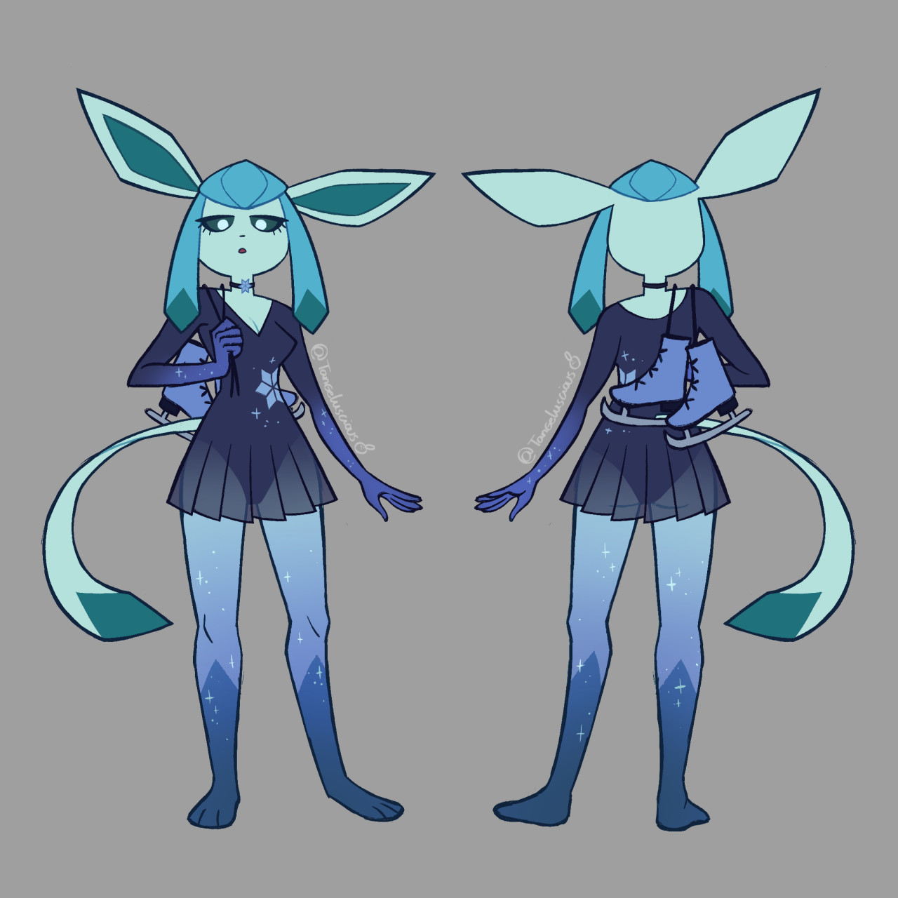 glaceon human form