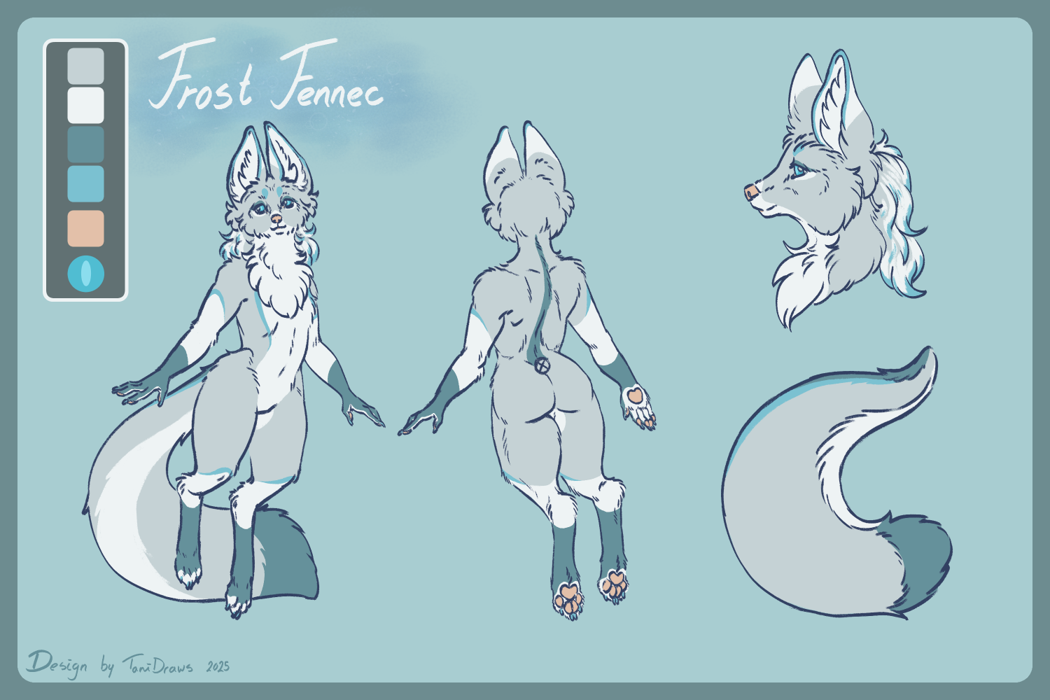 Adoptable Auction - Frost Fennec [OPEN]