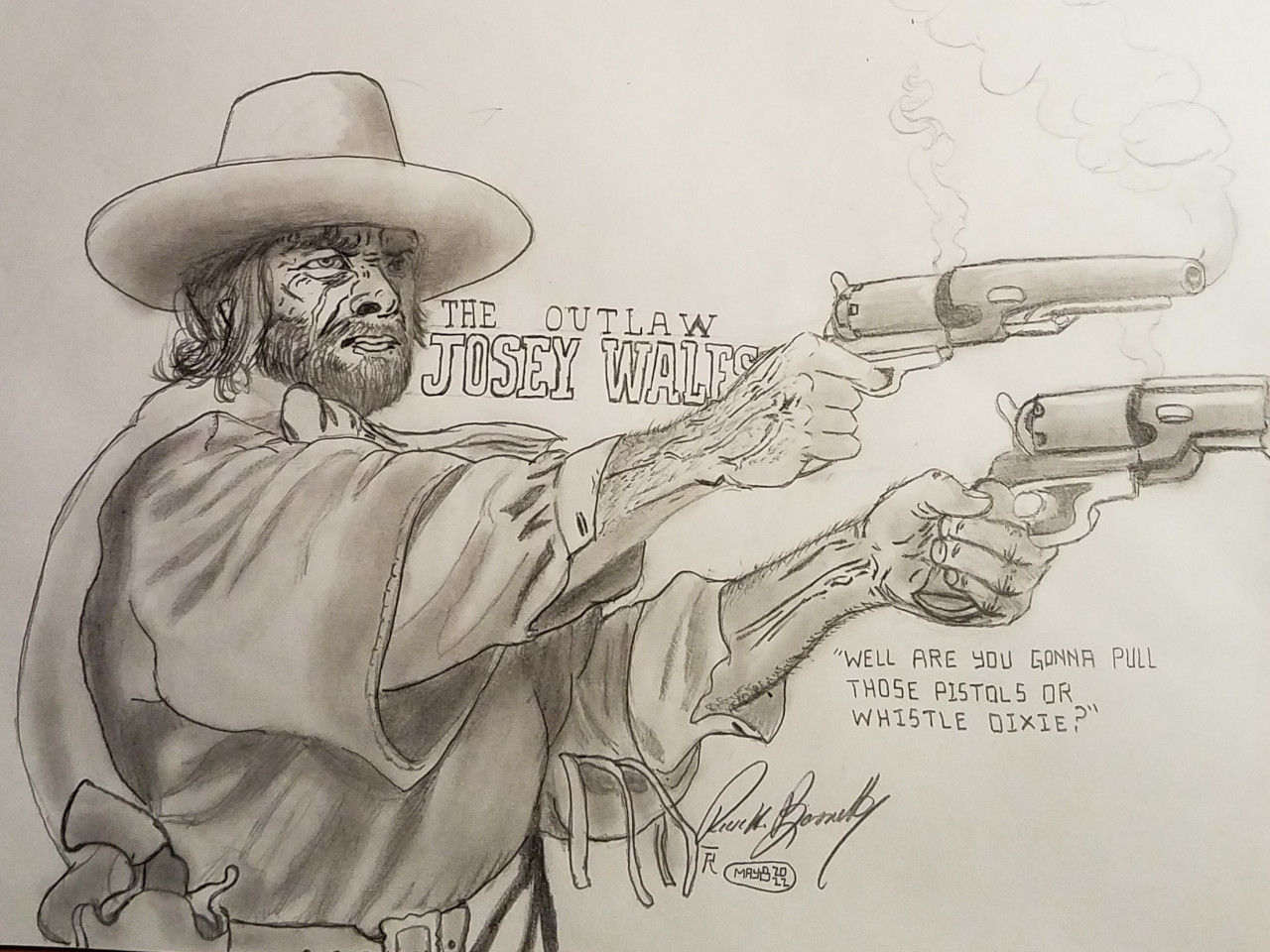 the outlaw josey wales guns