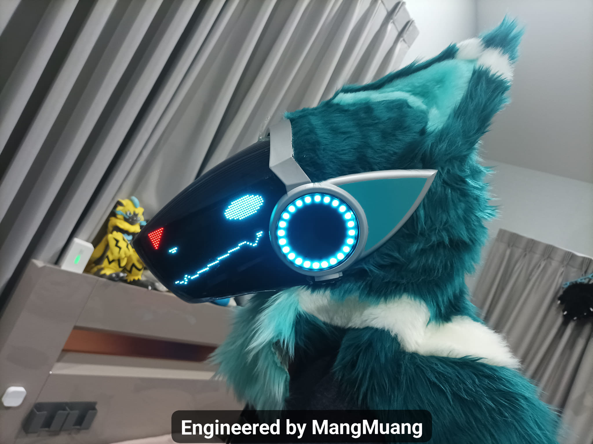 Full Protogen Head Pre-Made head