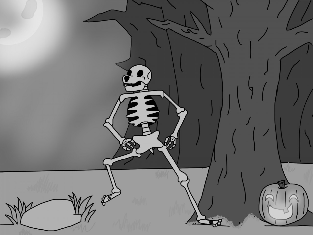 Spooky Skeleton из мультфильма