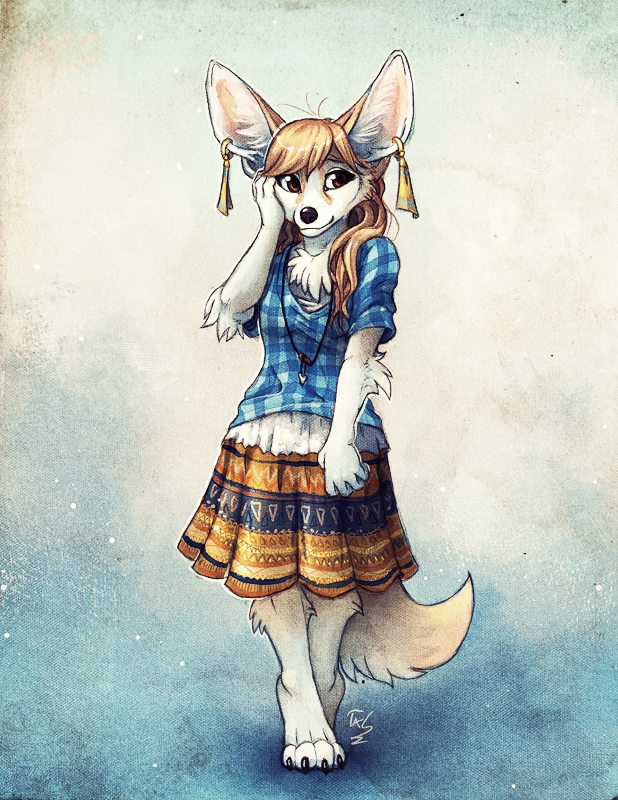 fennec fox furry girl