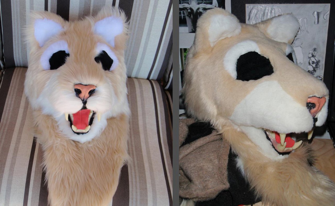 Store Foam lion fursuit head