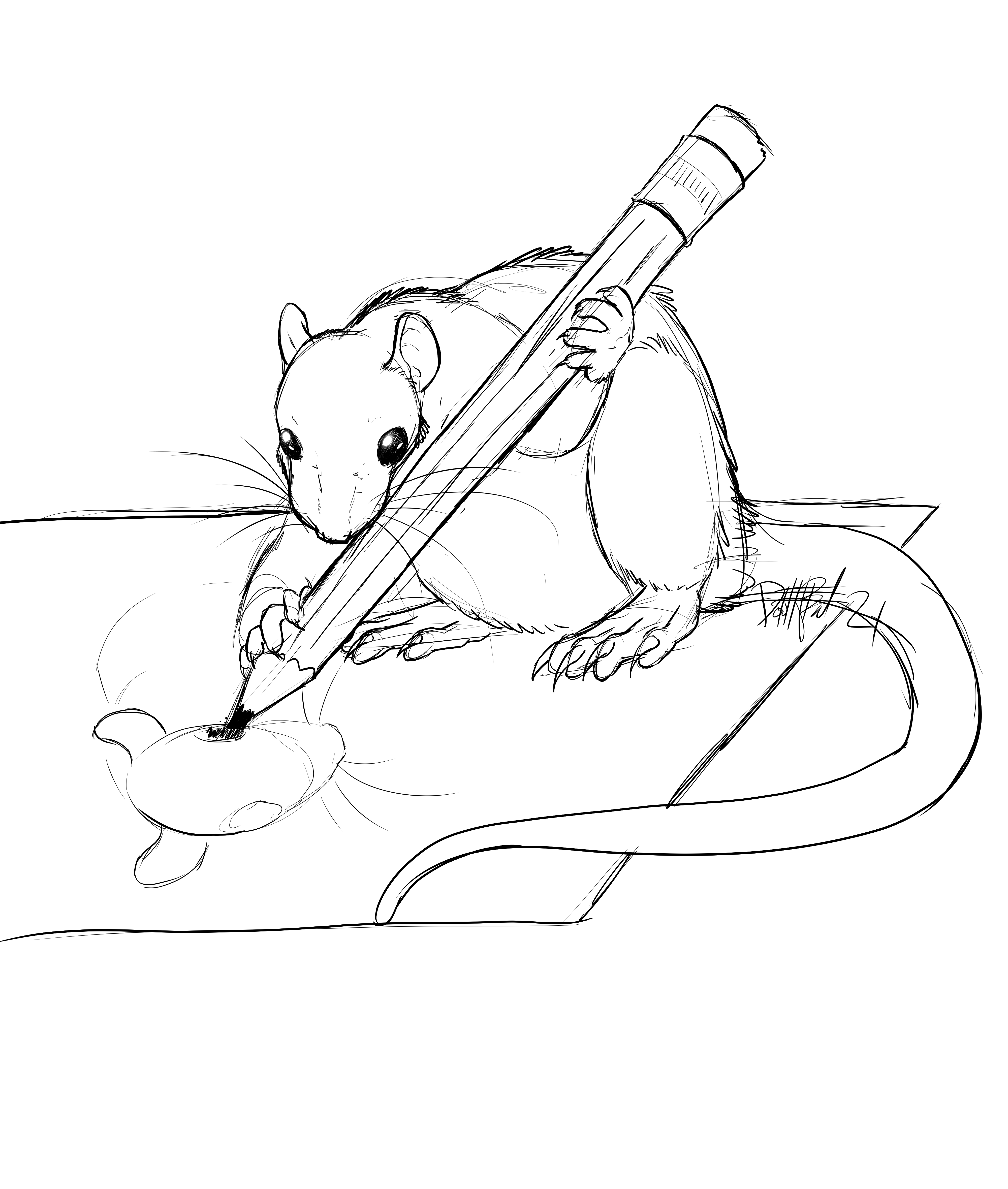 How To Draw A Rat Step By Step - 16 Easy Steps!