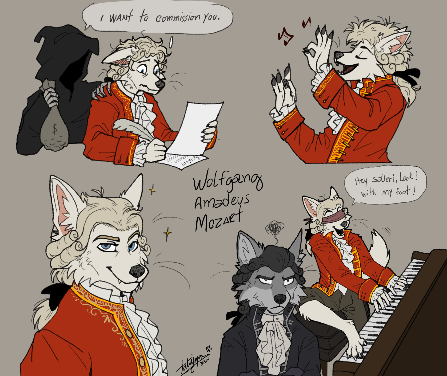 Wolfgang Amadeus Mozart 🐺