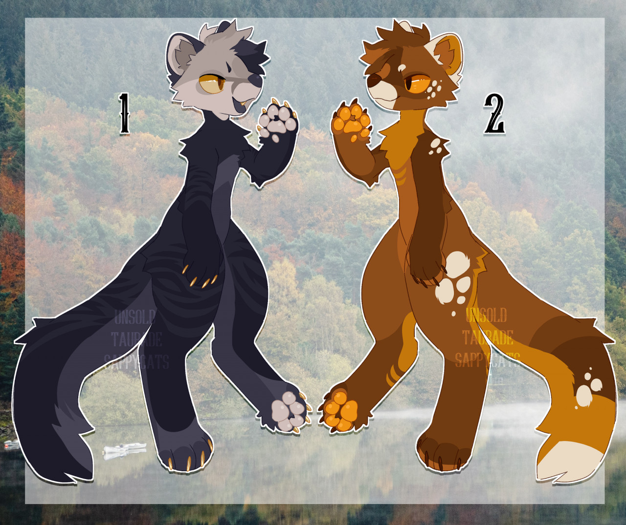🍄$15 PINE MARTENS🍄1/2 OPEN🍄 by taubade -- Fur Affinity [dot] net