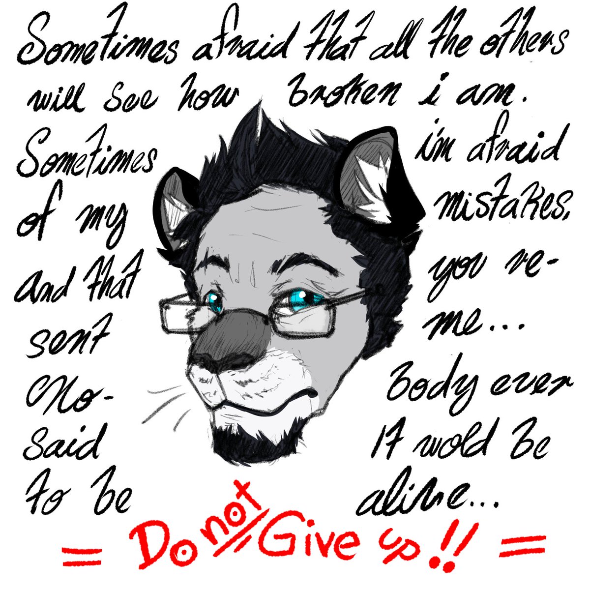 Do Not Give Up By Tausen Fur Affinity dot Net